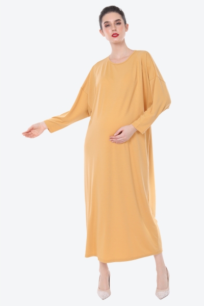 Batwing Maternity In Mustard